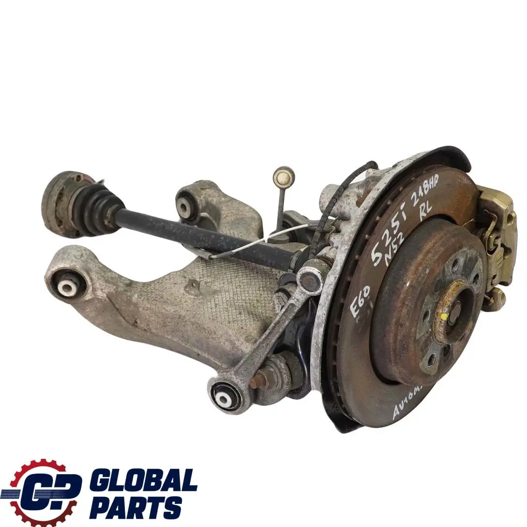 N52 Rear Left N/S Hub Leg Carrier Brake Caliper Disc to BMW 5 Series E60 525i with Part number 6770905 BMW 5 Series E60 525i N52 Rear Left N/S Hub Leg Carrier Brake Caliper Disc - SKU 6770905-20 - Part number 6770905