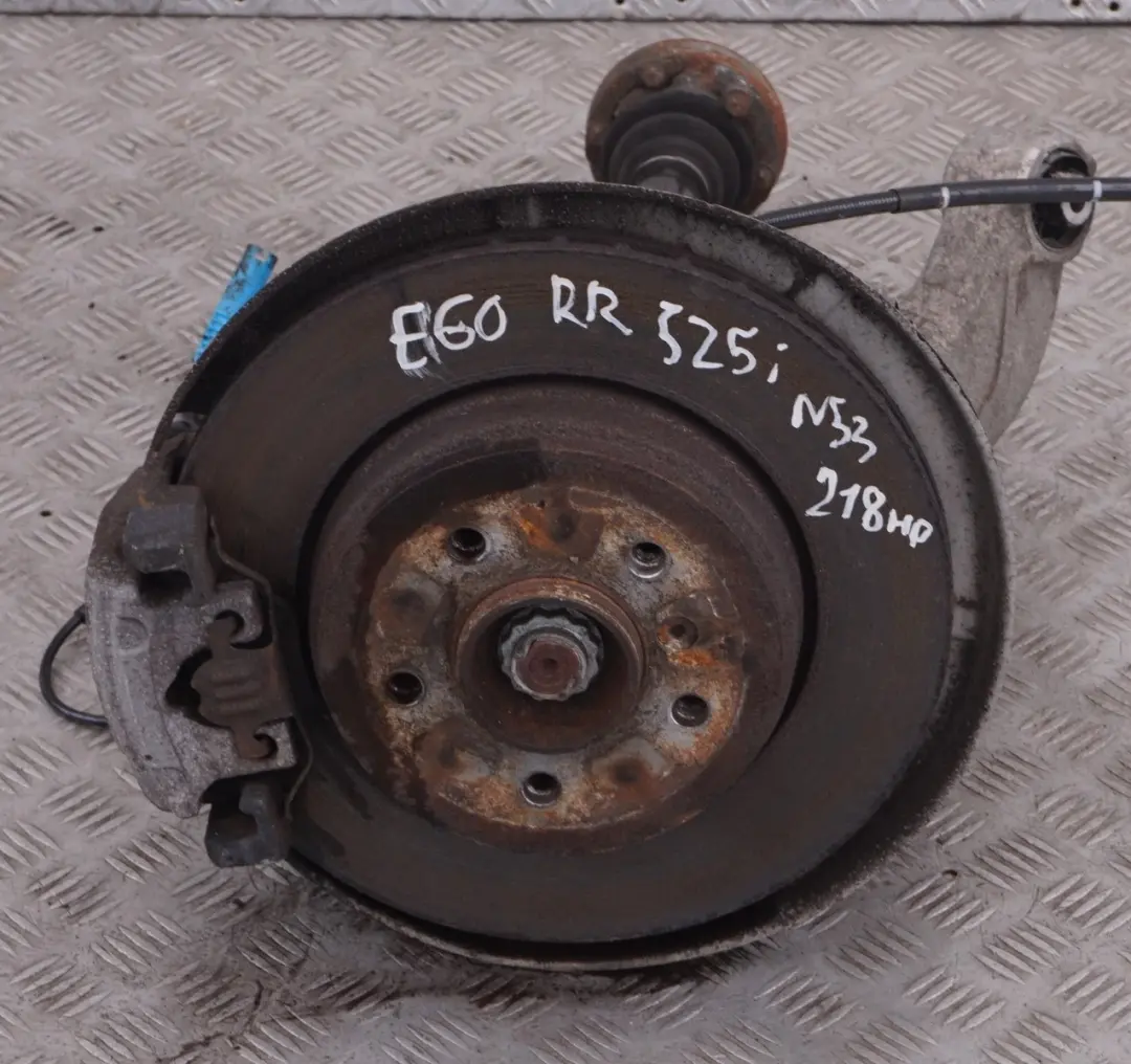 BMW E60 LCI 525i N53 Vettore Ruota Posteriore Destra Bremssattelscheibe - SKU 6770906-1 - Numero di parte 6770906