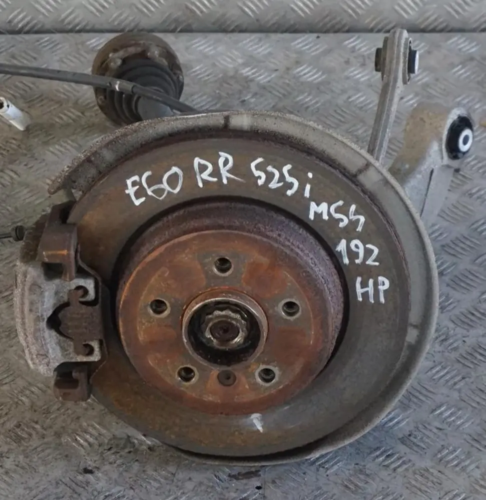 M54 Rear Right O/S Hub Leg Carrier Brake Disc Caliper to BMW 5 Series E60 525i with Part number 6770906 BMW 5 Series E60 525i M54 Rear Right O/S Hub Leg Carrier Brake Disc Caliper - SKU 6770906-12 - Part number 6770906