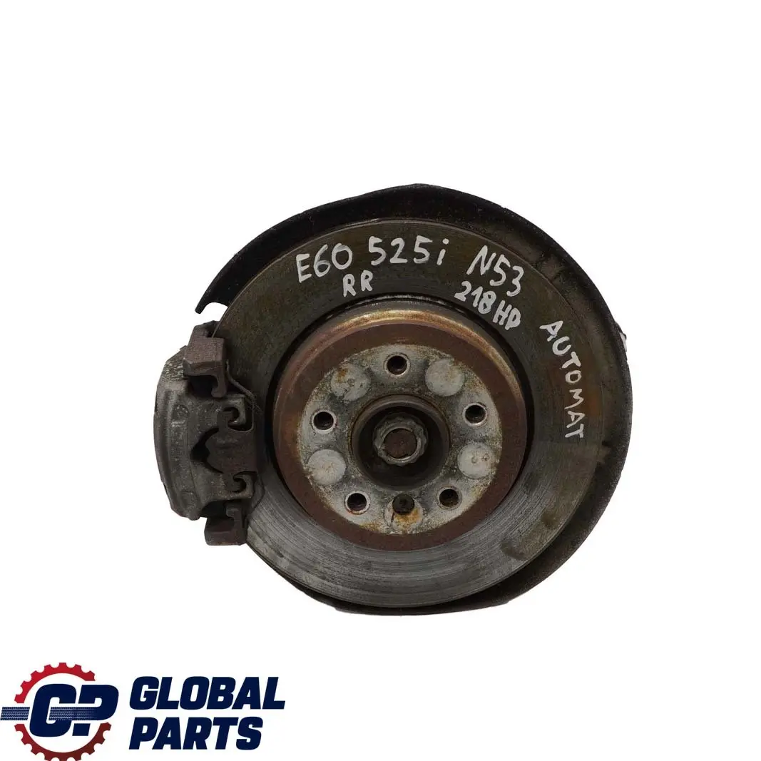 N53 Cuscinetto Perno Vettore Ruota Pinza Freno Posteriore Dx per BMW E60 LCI 525i con numero di parte 6770906 BMW E60 LCI 525i N53 Cuscinetto Perno Vettore Ruota Pinza Freno Posteriore Dx - SKU 6770906-17 - Numero di parte 6770906