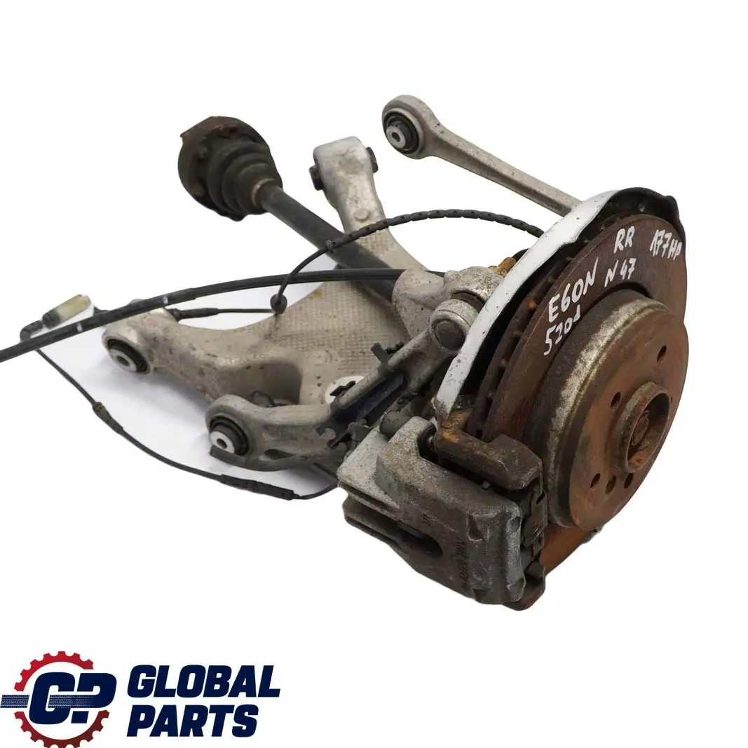 N47 Zwrotnica wahacz prawy tył 177HP do BMW E60 520d o numerze 6770906 BMW E60 520d N47 Zwrotnica wahacz prawy tył 177HP - SKU 6770906-18 - Numer Części 6770906