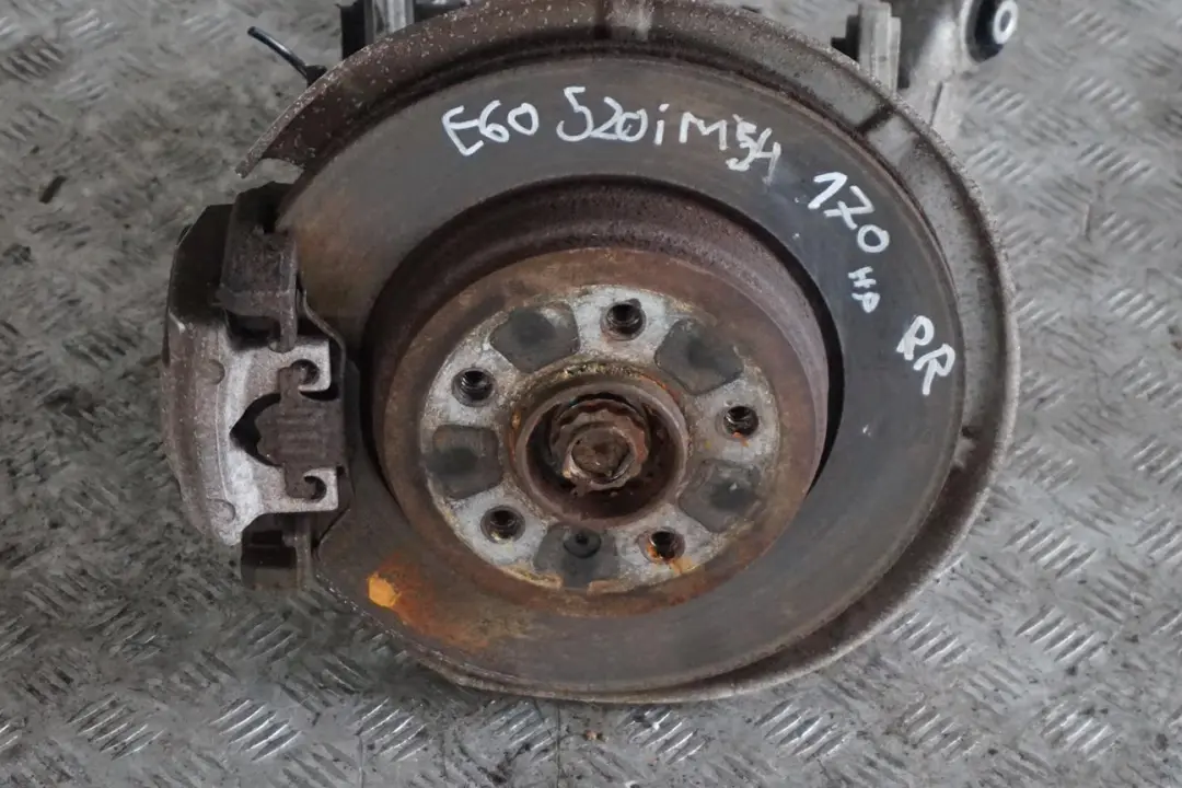 BMW 5 Series E60 520i Rear Right O/S Suspension Hub Leg Brake Caliper Disc - SKU 6770906-2 - Part number 6770906