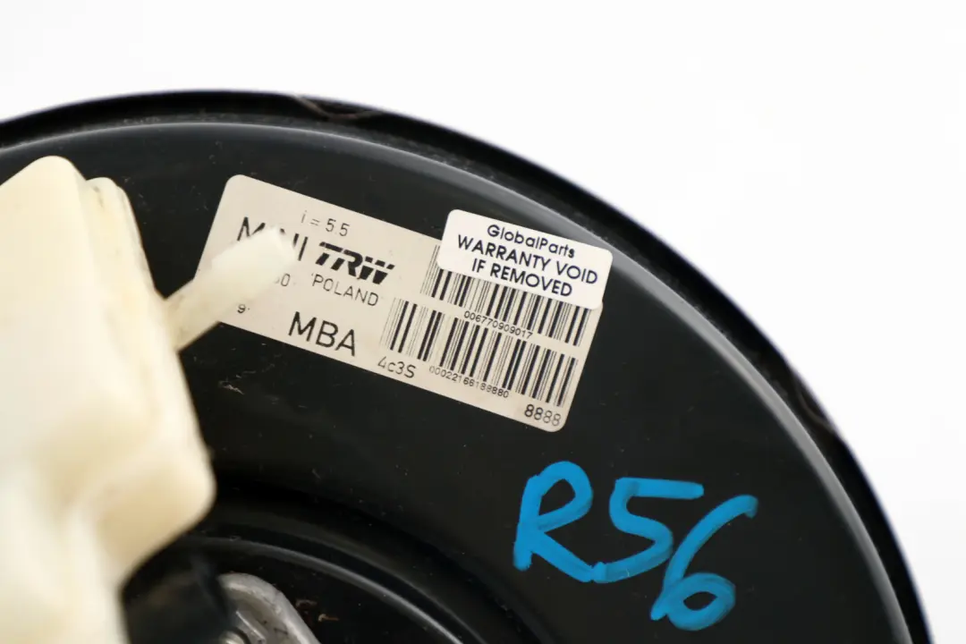 Brake Servo Unit Master Cylinder Expansion Tank to BMW Mini One 1 R56 with Part number 6770909 BMW Mini One 1 R56 Brake Servo Unit Master Cylinder Expansion Tank - SKU 6770909-1 - Part number 6770909