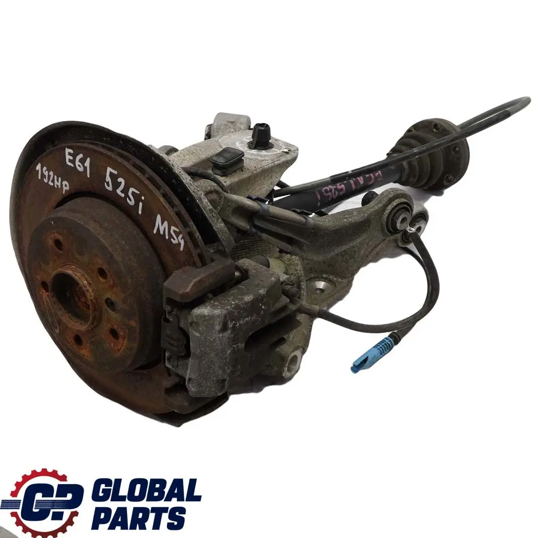 BMW 5 E61 525i M54 Eje Salida Trasero Izquierdo Suspensión Pierna Rueda Portador - SKU 6770923-6 - Número de pieza 6770923