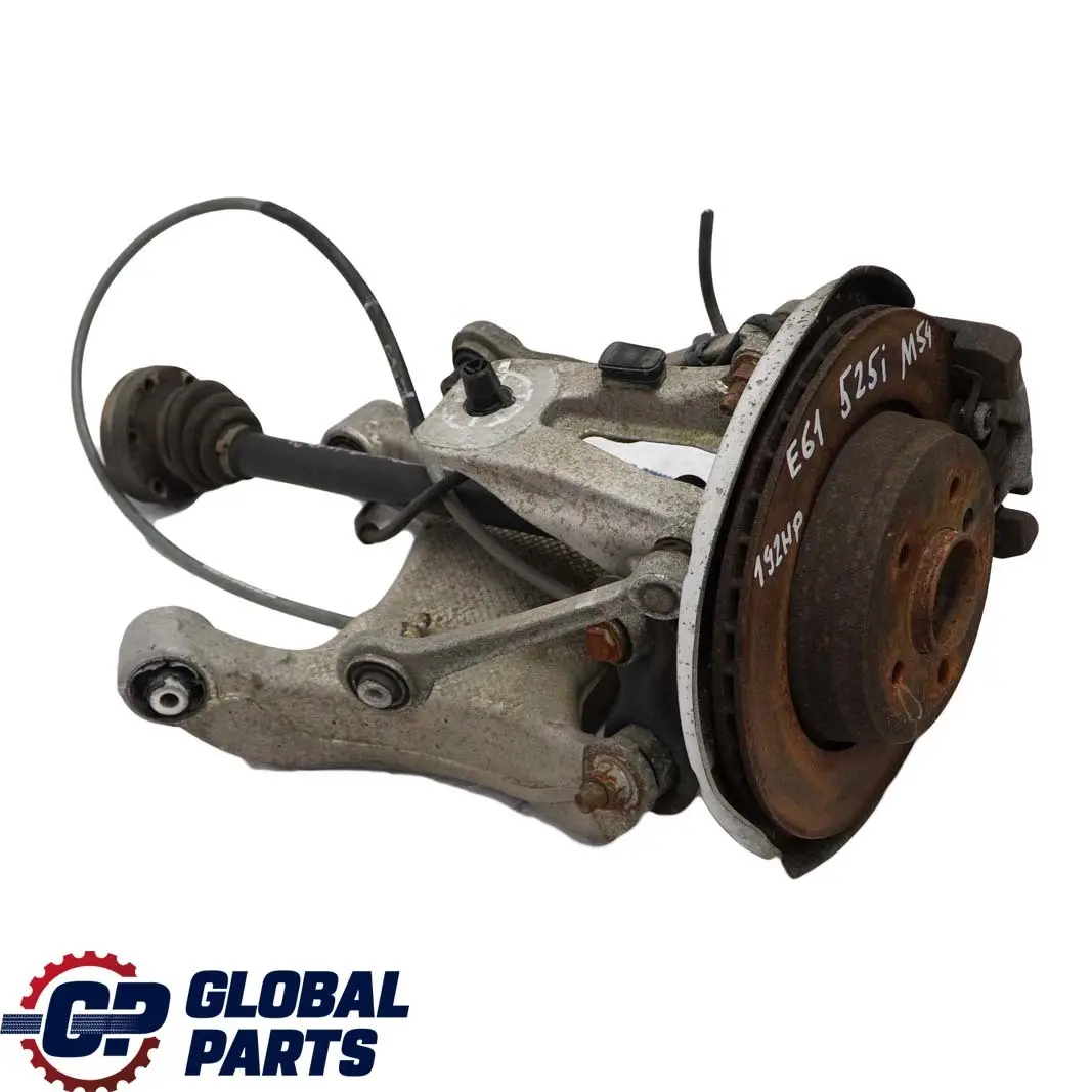 M54 Eje Salida Trasero Izquierdo Suspensión Pierna Rueda Portador para BMW 5 E61 525i con número de pieza 6770923 BMW 5 E61 525i M54 Eje Salida Trasero Izquierdo Suspensión Pierna Rueda Portador - SKU 6770923-6 - Número de pieza 6770923