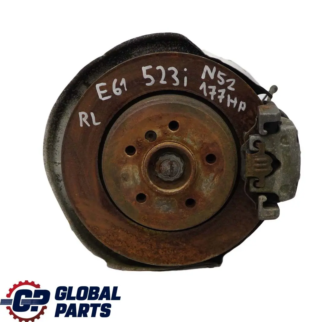 BMW 5 E61 523i N52 Eje Salida Trasero Izquierdo Suspensión Pierna Rueda Portador - SKU 6770923-7 - Número de pieza 6770923