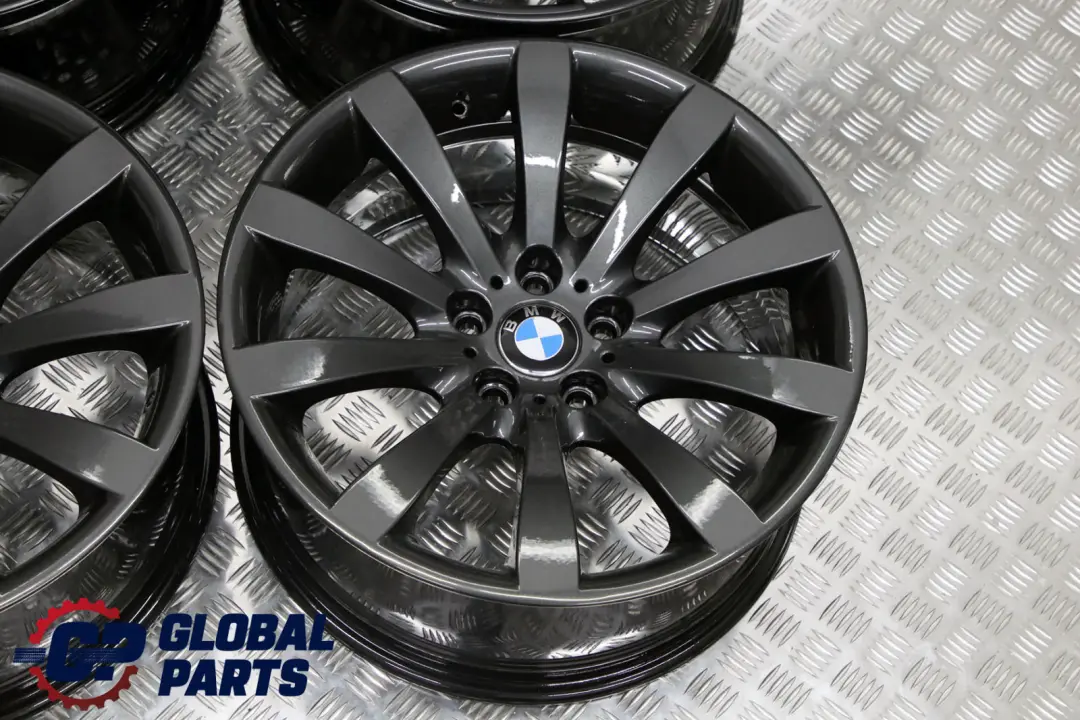 Grey Complete Set 4x Wheel Rim 19" 8,5J 9J Star Spoke 218 to BMW 6 Series E63 E64 with Part number 6770941 6770942 BMW 6 Series E63 E64 Grey Complete Set 4x Wheel Rim 19" 8,5J 9J Star Spoke 218 - SKU 6770941/6770942 - Part number 6770941 6770942