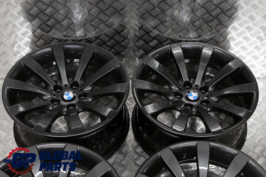 Grey Complete Set 4x Wheel Rim 19" 8,5J 9J Star Spoke 218 to BMW 6 Series E63 E64 with Part number 6770941 6770942 BMW 6 Series E63 E64 Grey Complete Set 4x Wheel Rim 19" 8,5J 9J Star Spoke 218 - SKU 6770941/6770942 - Part number 6770941 6770942