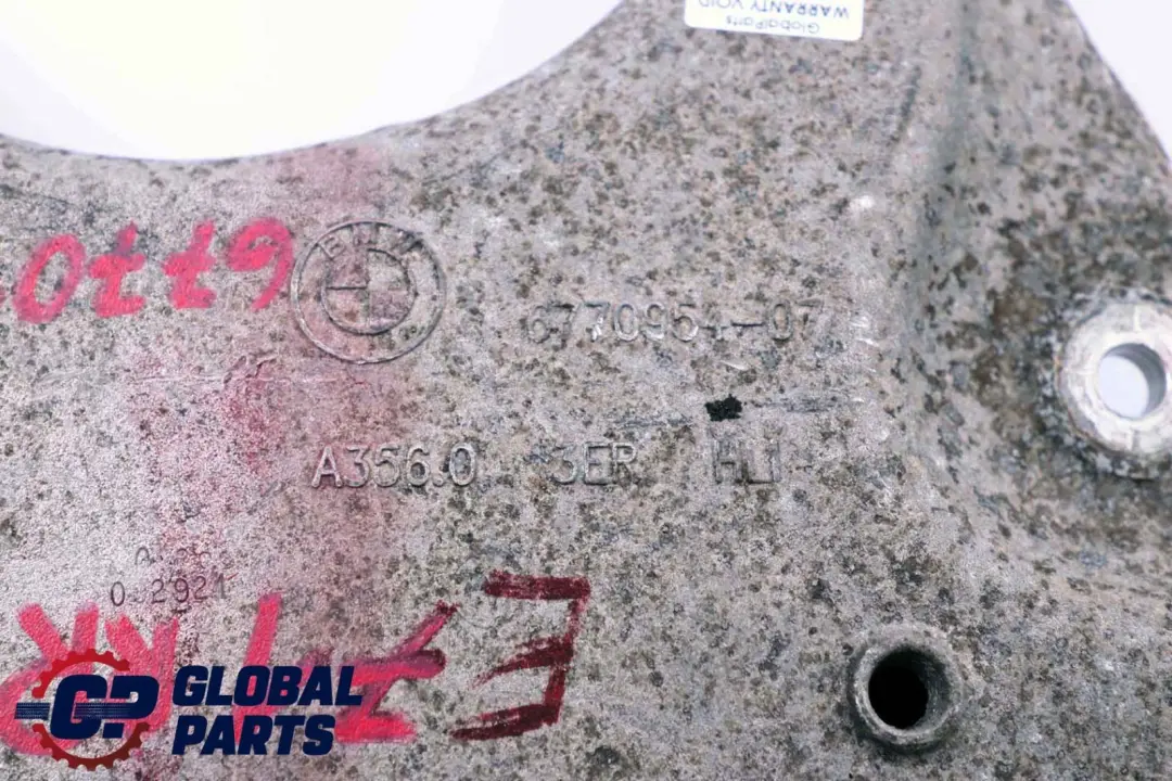 BMW X5 X6 E70 E71 F15 F16 Trasera Derecha Rueda Soporte Parte Oscilante Apoyo - SKU 6770952 - Número de pieza 6770952