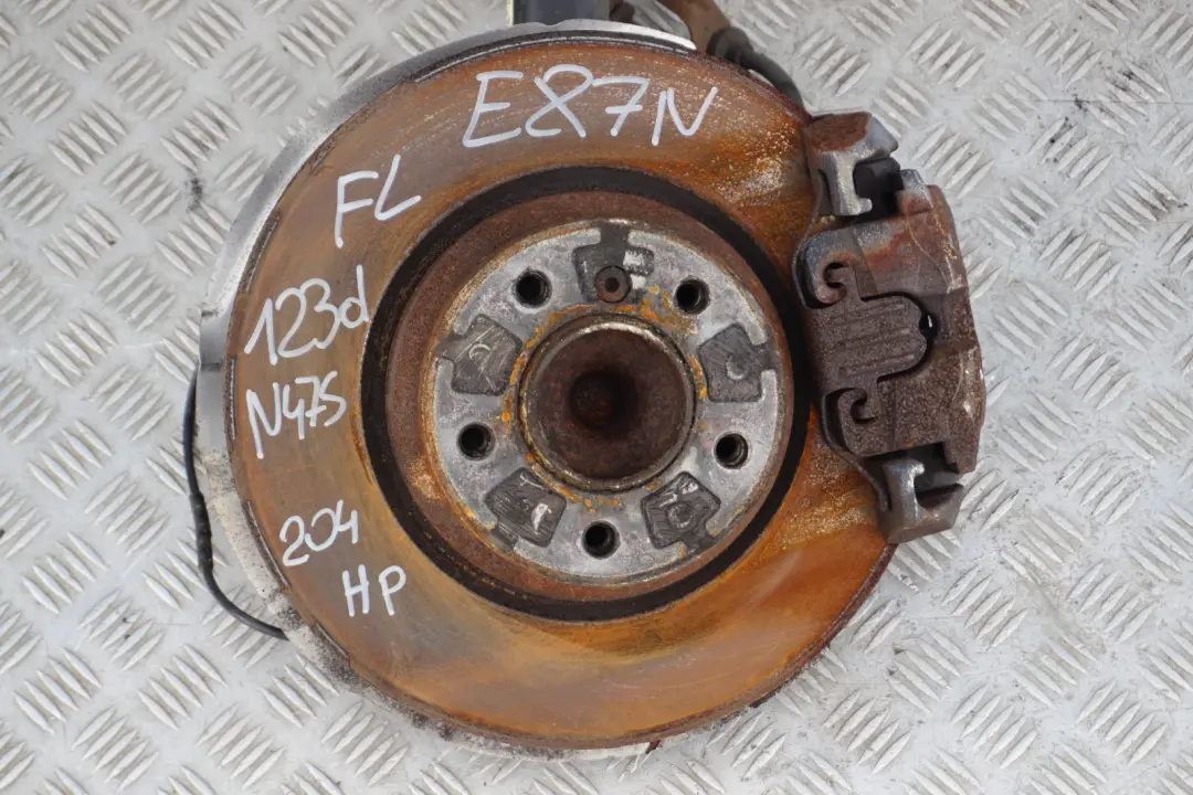BMW 1er E87 LCI 123d N47S Vorne Links Federbein Bremse Aufhängung Bein - SKU 6771557-4 - Teilenummer 6771557