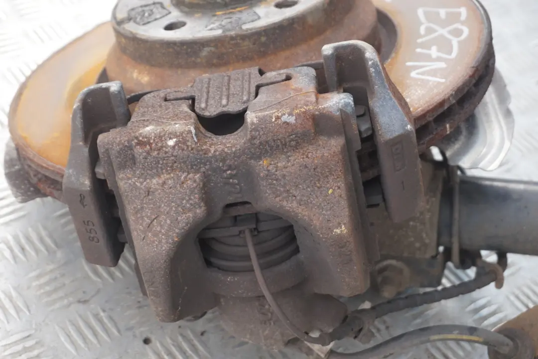 BMW 1er E87 LCI 123d N47S Vorne Links Federbein Bremse Aufhängung Bein - SKU 6771557-4 - Teilenummer 6771557