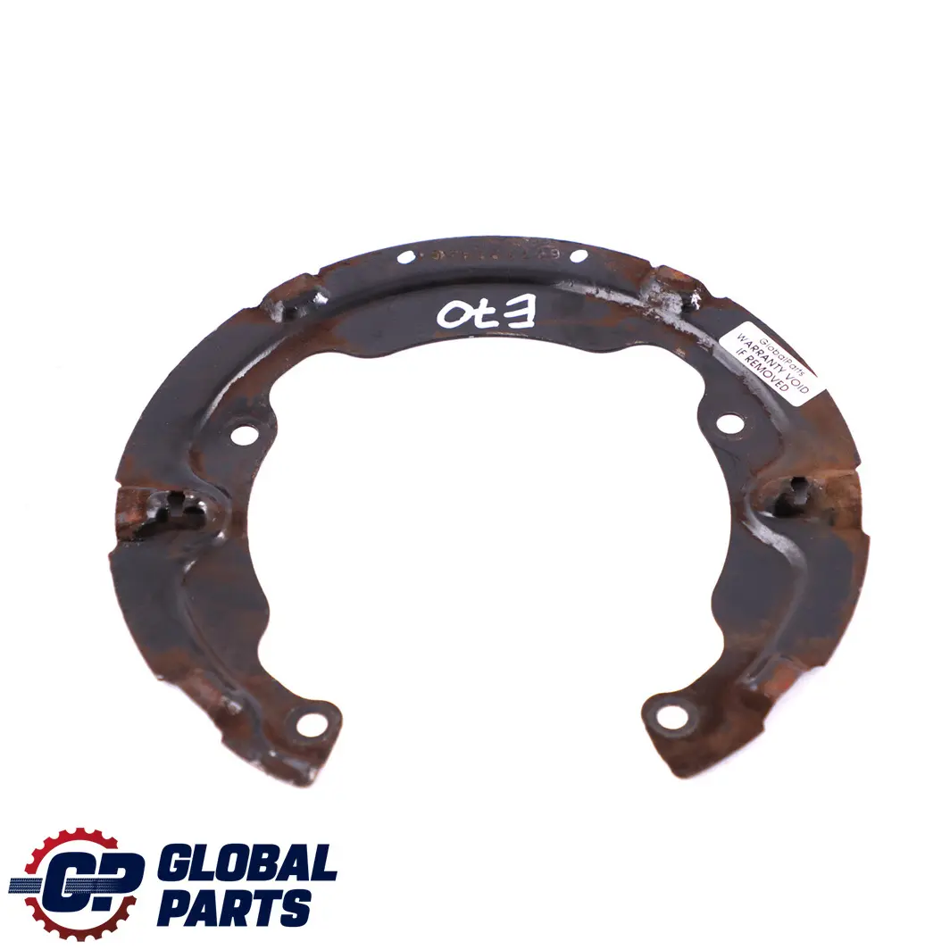 BMW X5 X6 E70 E71 Plaque de support de patin de frein a main arriere - SKU 6771974 - Numéro de pièce 6771974