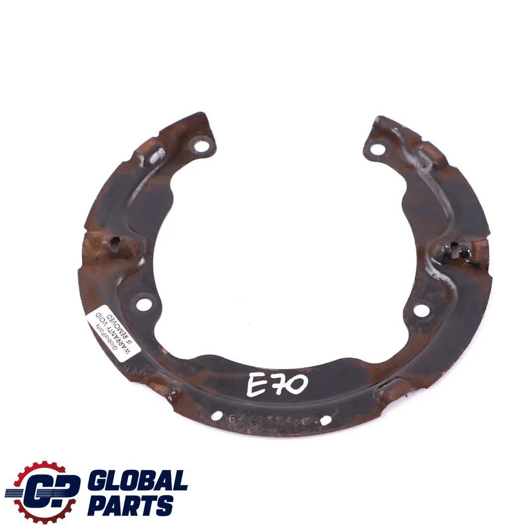 BMW X5 X6 E70 E71 Hinten Haltering Bremsbacken - SKU 6771974 - Teilenummer 6771974