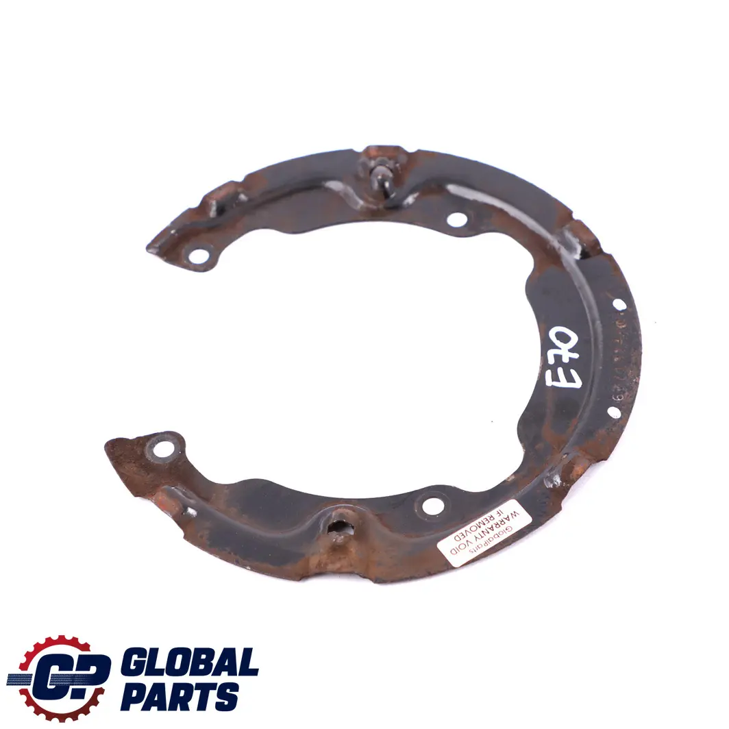 BMW X5 X6 E70 E71 Mano Trasera Zapata de Freno Anillo de Apoyo - SKU 6771974 - Número de pieza 6771974