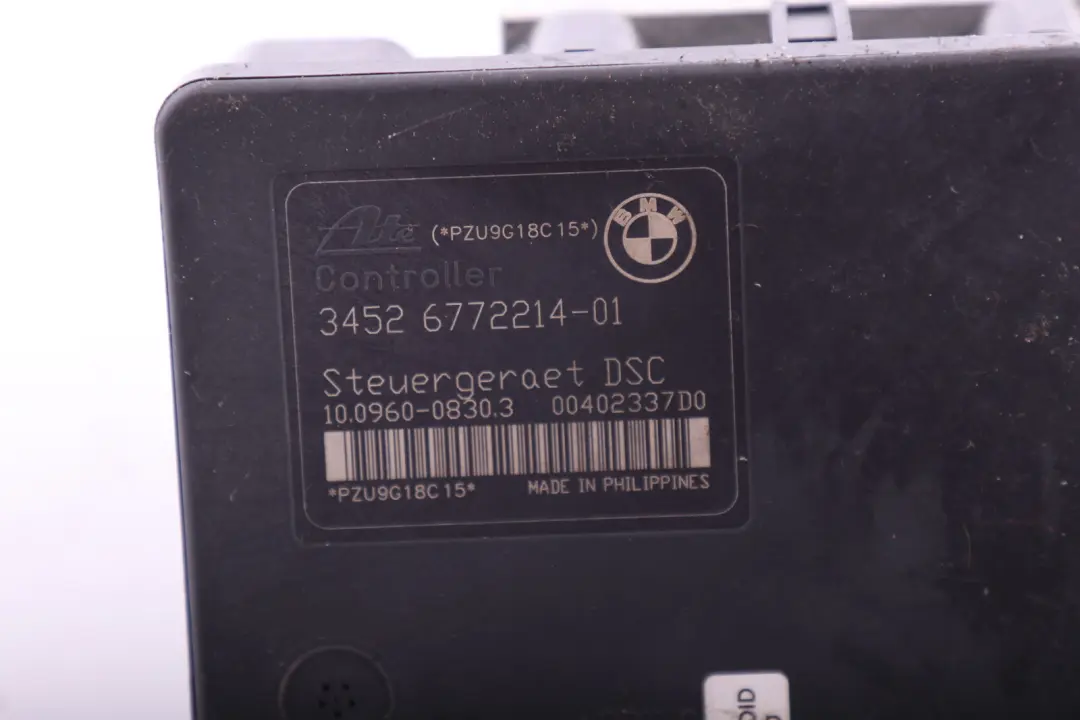 BMW 1 3 Serie E87 E90 E91 ABS DSC MODULE POMPE ECU Unite Hydro 6772214 - SKU 6772213 - Numéro de pièce 6772213