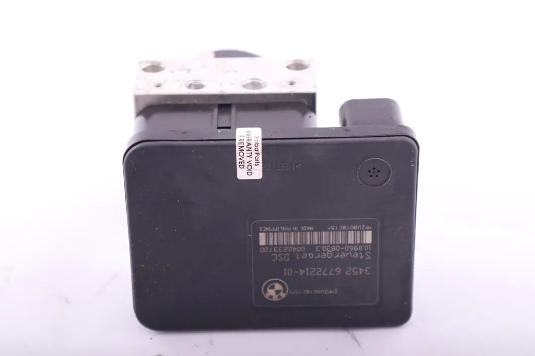 BMW E87 E90 E91 ABS DSC Modulo Bomba ECU Hydro Unidad 6772214 - SKU 6772213 - Número de pieza 6772213