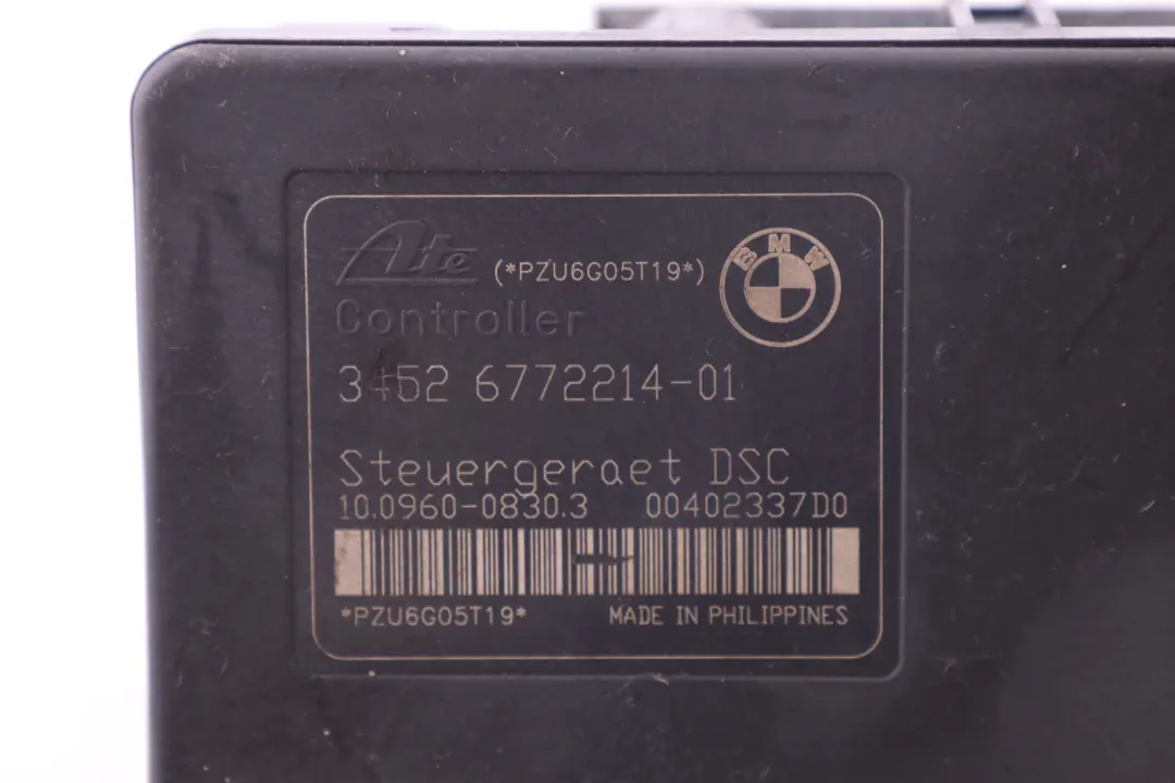 BMW E87 E90 E91 ABS DSC Modulo Bomba ECU Hydro Unidad - SKU 6772214 - Número de pieza 6791521