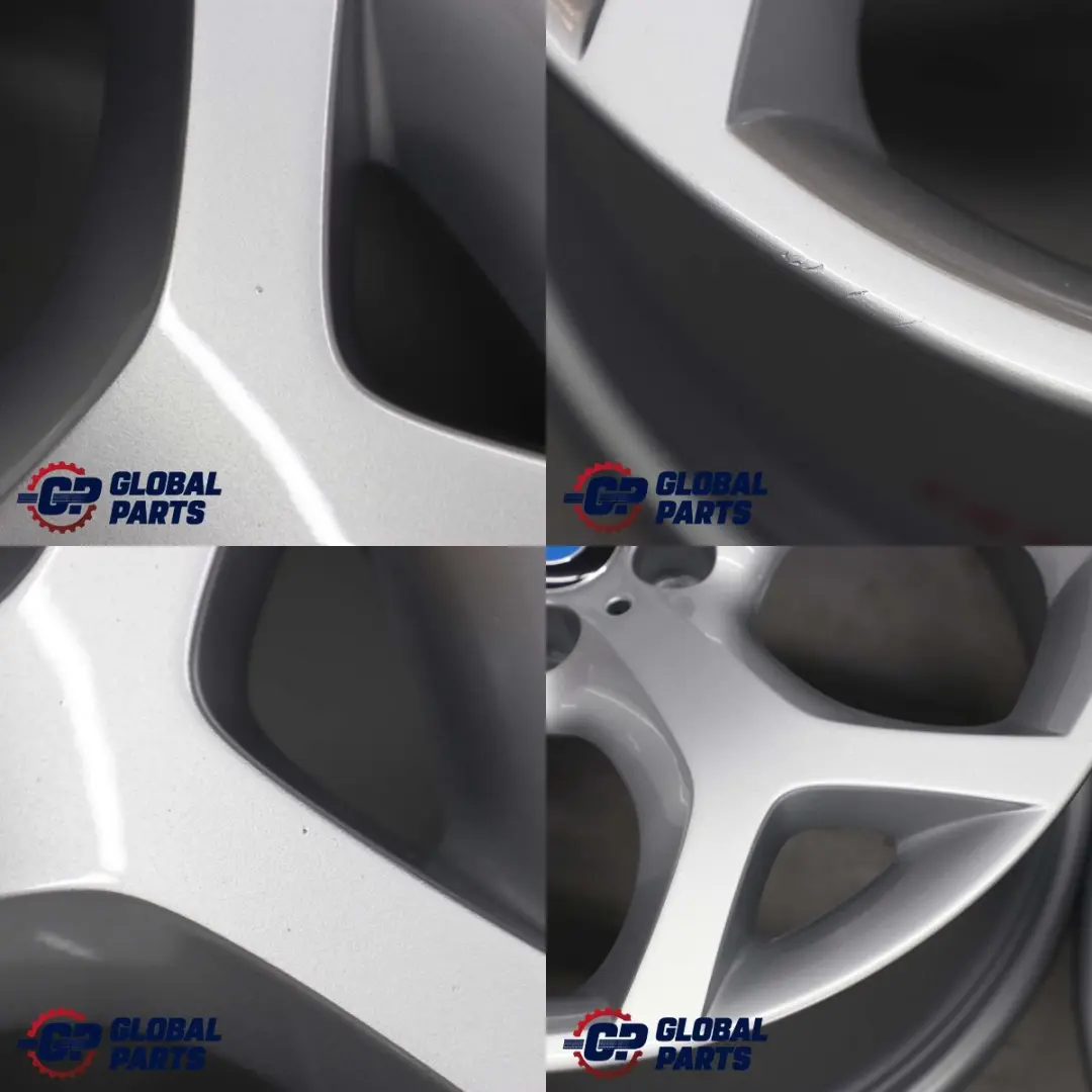 BMW X5 E70 Silver Complete Set 4x Alloy Wheel Rim 20" 10J 11J ET:40 Y-Spoke 214 - SKU 6772249/6772250 - Part number 6772249 / 6772250