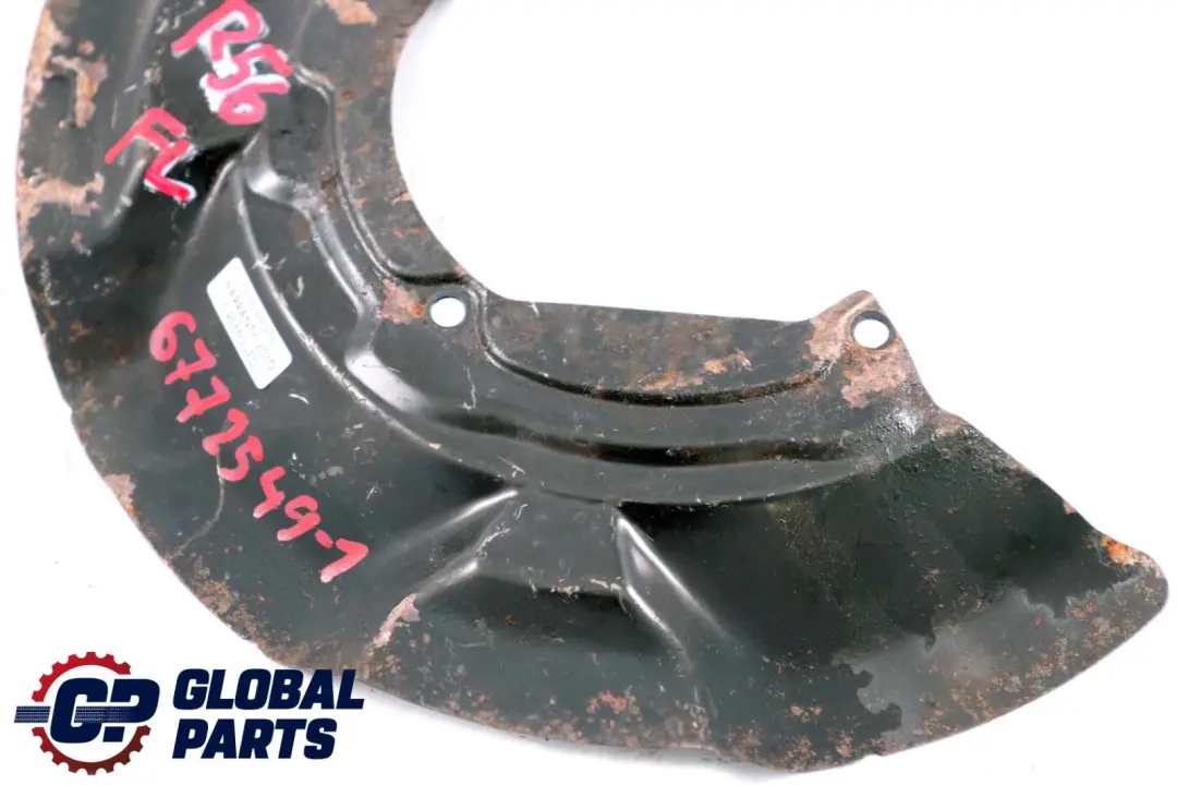 Mini Cooper 1 R56 R57 LCI Protection Cover Plate Brake Disc Front Left N/S - SKU 6772549-1 - Part number 6772549