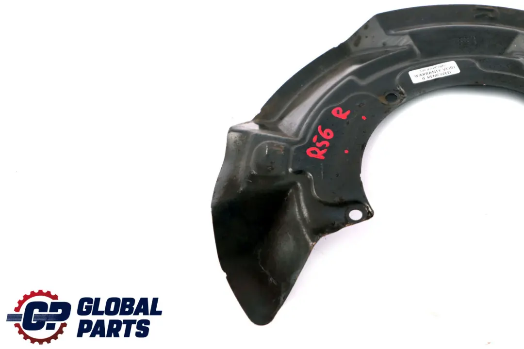 Protection Cover Plate Brake Disc Front Right O/S to Mini Cooper R56 R57 LCI with Part number 6772550 Mini Cooper R56 R57 LCI Protection Cover Plate Brake Disc Front Right O/S - SKU 6772550 - Part number 6772550