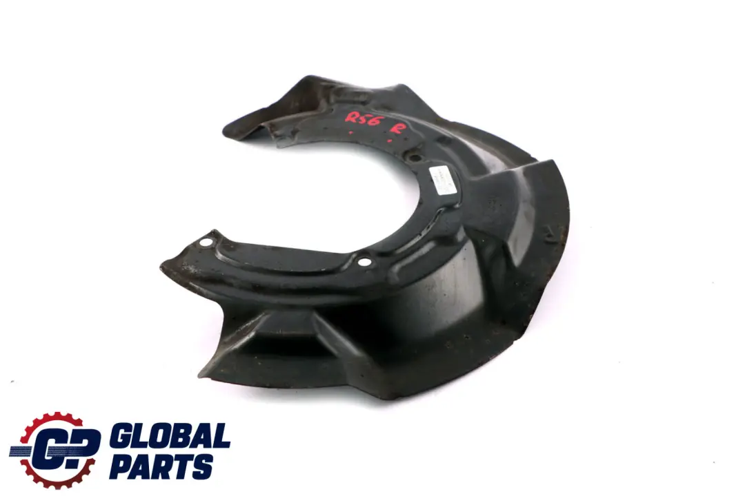 Protection Cover Plate Brake Disc Front Right O/S to Mini Cooper R56 R57 LCI with Part number 6772550 Mini Cooper R56 R57 LCI Protection Cover Plate Brake Disc Front Right O/S - SKU 6772550 - Part number 6772550