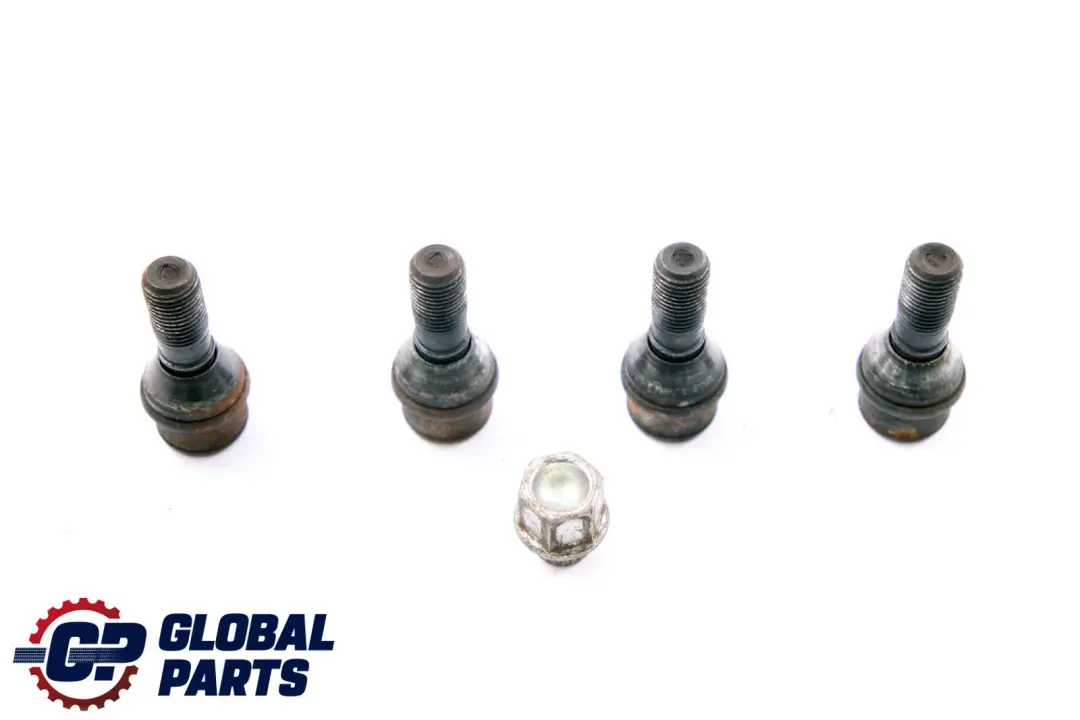 BMW X5 Series E53 Set Of Four Wheel Bolt Black With Adapter Security Nut - SKU 6773191 - Part number 6773191