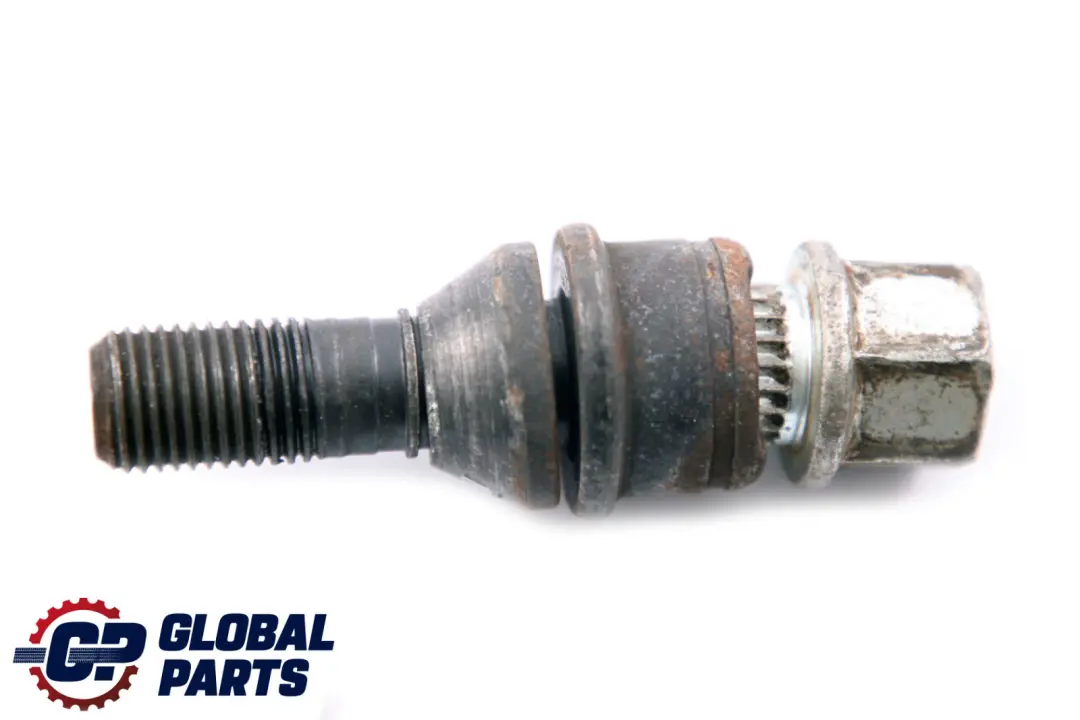 BMW X5 E53 Juego Cuatro Tornillos Rueda Negro con Adaptador Tuerca de Seguridad - SKU 6773191 - Número de pieza 6773191