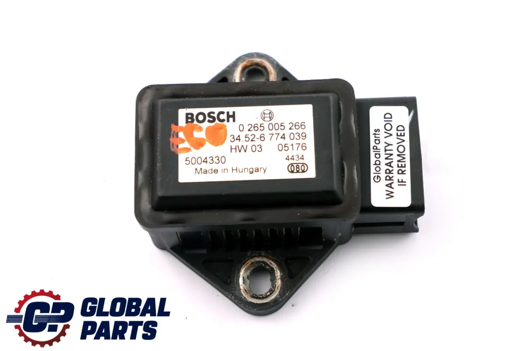 Drehratensensor Steuergerät Sensor BMW 5 6 er E60 E61 E63 E64 - SKU 6774039 - Teilenummer 6762235