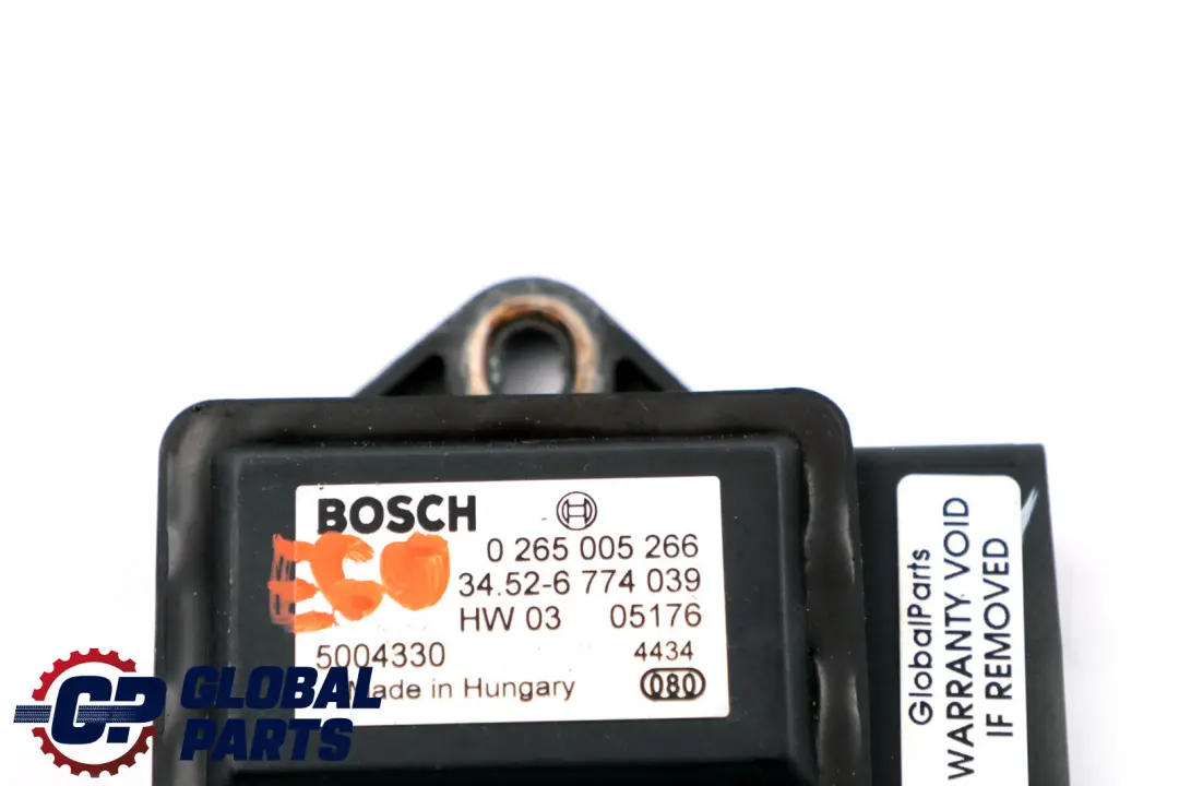 Drehratensensor Steuergerät Sensor für BMW 5 6 er E60 E61 E63 E64 mit Teilenummer 6762235 BMW 5 6 er E60 E61 E63 E64 Drehratensensor Steuergerät Sensor - SKU 6774039 - Teilenummer 6762235