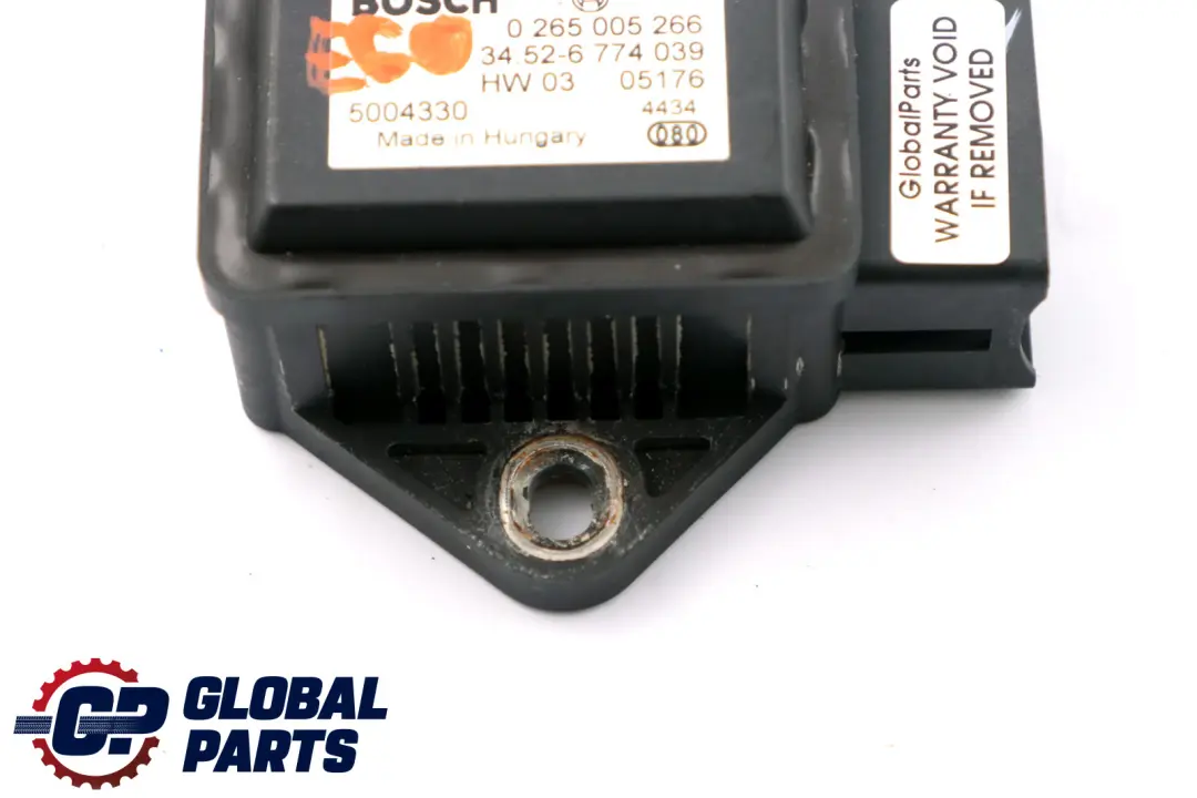 Drehratensensor Steuergerät Sensor BMW 5 6 er E60 E61 E63 E64 - SKU 6774039 - Teilenummer 6762235