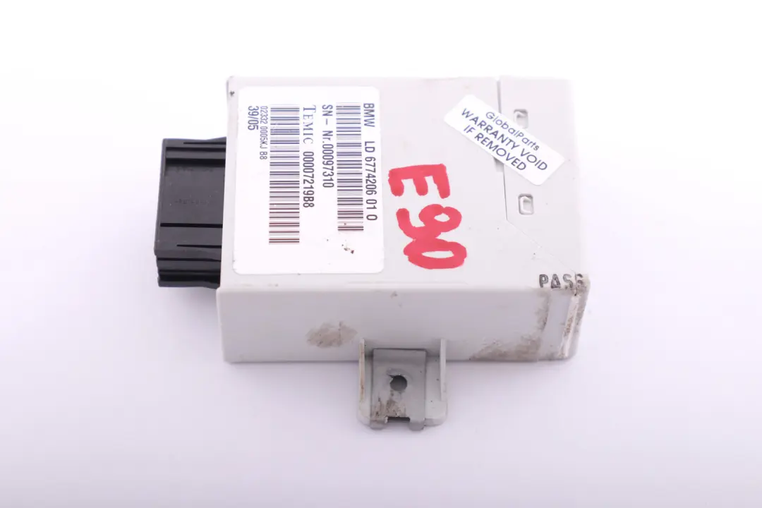 Cruise Control BMW E90 E91 E92 LCI Longitudinal Dynamic Module to Active with Part number 6774206 Active Cruise Control BMW E90 E91 E92 LCI Longitudinal Dynamic Module - SKU 6774206 - Part number 6774206