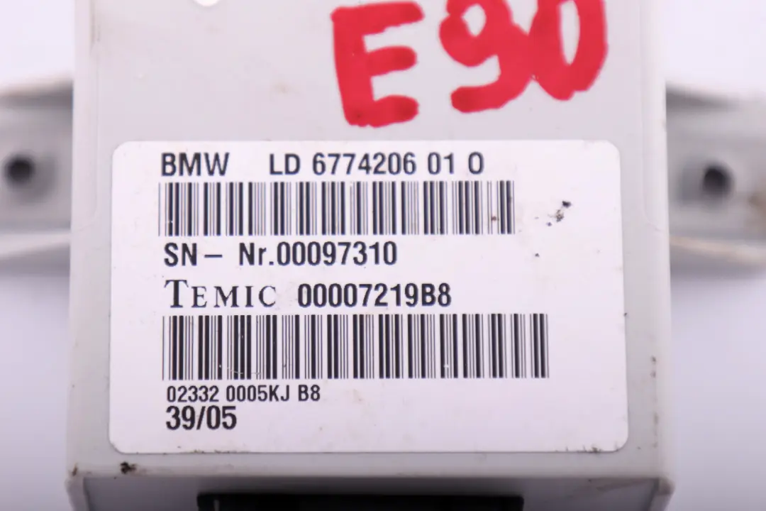 Active Cruise Control BMW E90 E91 E92 LCI Longitudinal Dynamic Module - SKU 6774206 - Part number 6774206