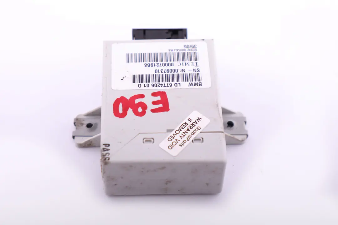 Cruise Control BMW E90 E91 E92 LCI Longitudinal Dynamic Module to Active with Part number 6774206 Active Cruise Control BMW E90 E91 E92 LCI Longitudinal Dynamic Module - SKU 6774206 - Part number 6774206
