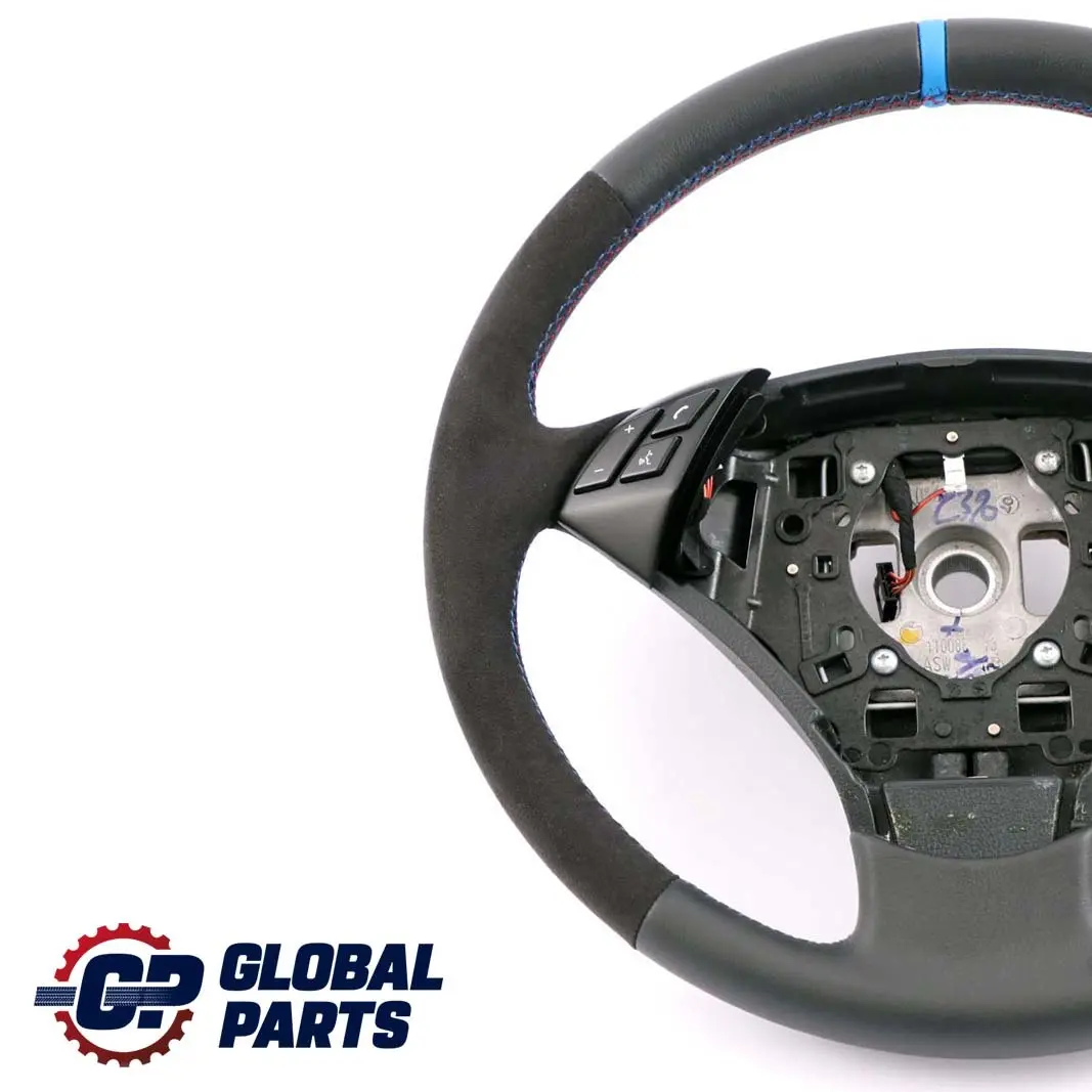 BMW E60 E61 LCI Negro NUEVO cuero / Alcantara Volante Negro Hilos - SKU 6774456-3 - Número de pieza 6774456