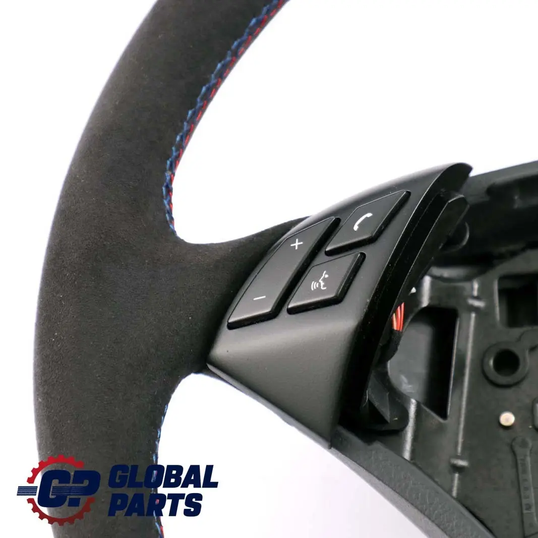 BMW E60 E61 LCI Neues Schwarz Leder / Alcantara Lenkrad mit M-dreifarbige Fäden - SKU 6774456-3 - Teilenummer 6774456