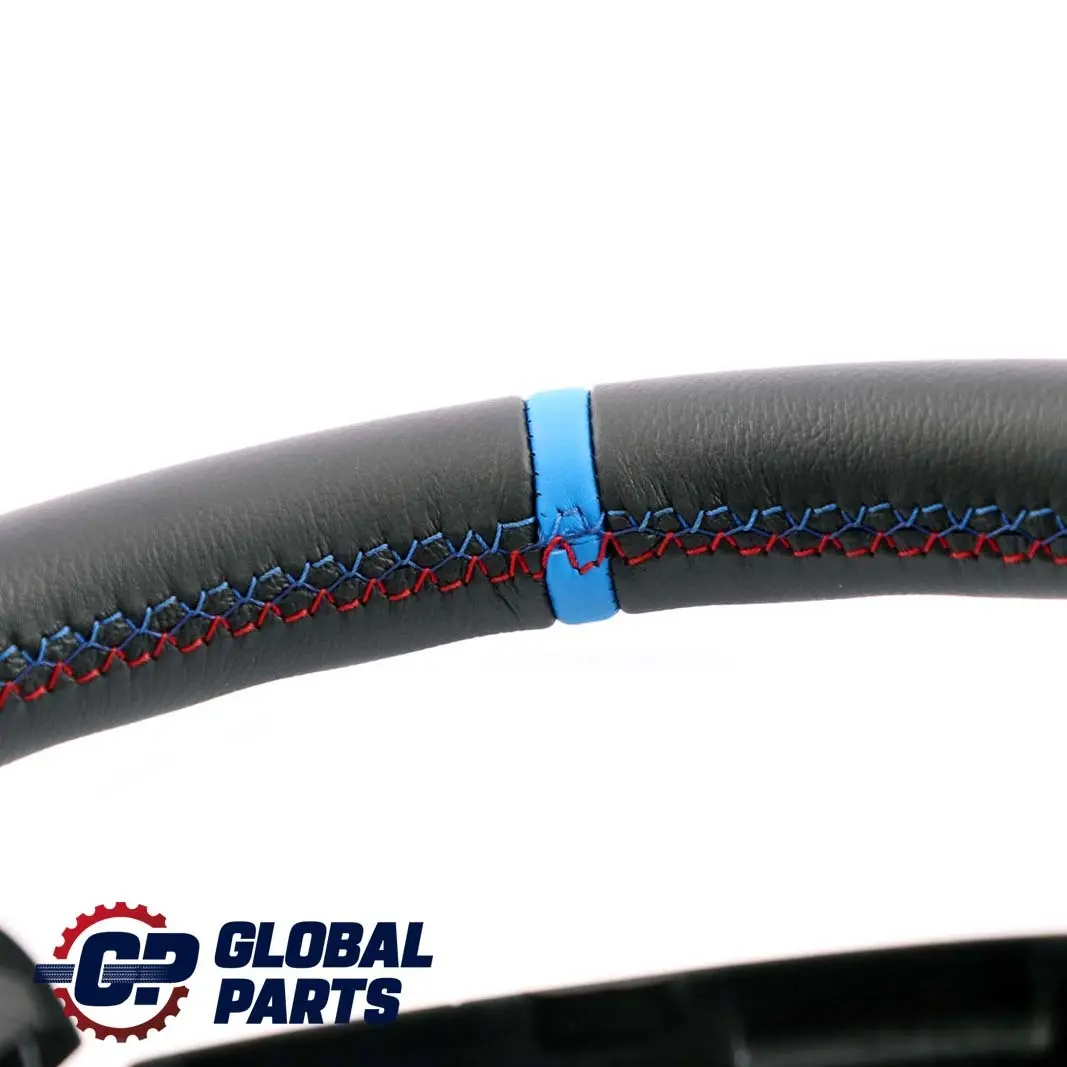 Neues Schwarz Leder / Alcantara Lenkrad mit M-dreifarbige Fäden für BMW E60 E61 LCI mit Teilenummer 6774456 BMW E60 E61 LCI Neues Schwarz Leder / Alcantara Lenkrad mit M-dreifarbige Fäden - SKU 6774456-3 - Teilenummer 6774456