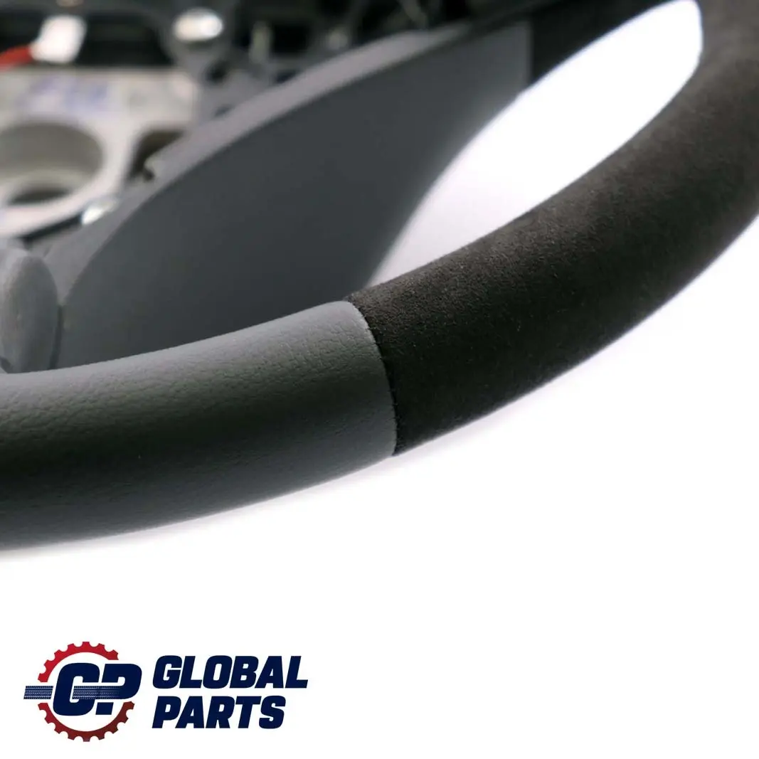 Neues Schwarz Leder / Alcantara Lenkrad mit M-dreifarbige Fäden für BMW E60 E61 LCI mit Teilenummer 6774456 BMW E60 E61 LCI Neues Schwarz Leder / Alcantara Lenkrad mit M-dreifarbige Fäden - SKU 6774456-3 - Teilenummer 6774456