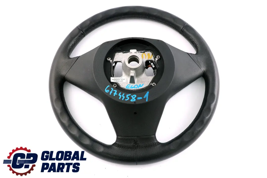 Reihe E60 E61 E63 E64 Schwarzes Leder-Sportlenkrad Schwarz Black für BMW 5 6 mit Teilenummer 6774458 BMW 5 6 Reihe E60 E61 E63 E64 Schwarzes Leder-Sportlenkrad Schwarz Black - SKU 6774458-1 - Teilenummer 6774458