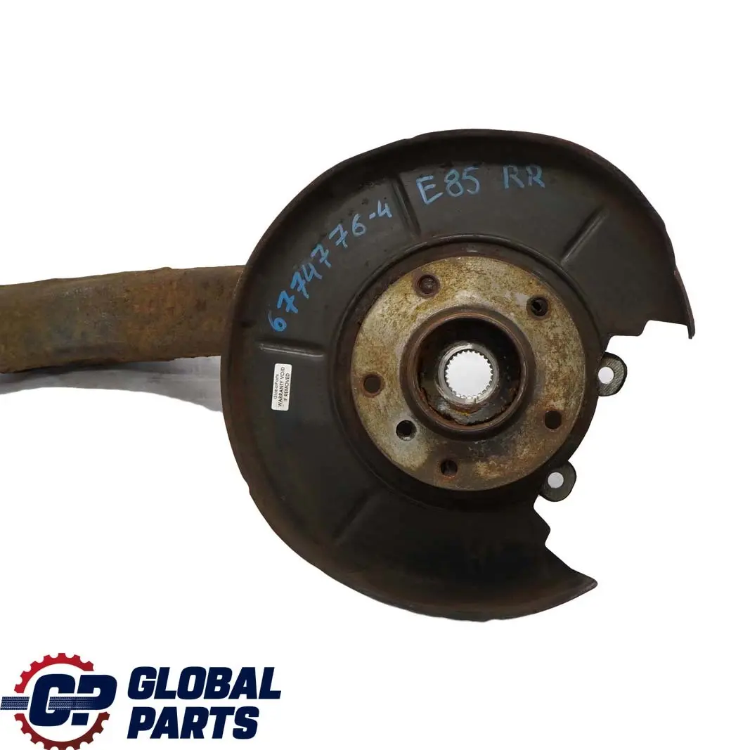 Trasera Derecha Suspensión Pierna Eje Brazo Saliente para BMW Z4 E85 Roadster con número de pieza 6774776 BMW Z4 E85 Roadster Trasera Derecha Suspensión Pierna Eje Brazo Saliente - SKU 6774776-4 - Número de pieza 6774776