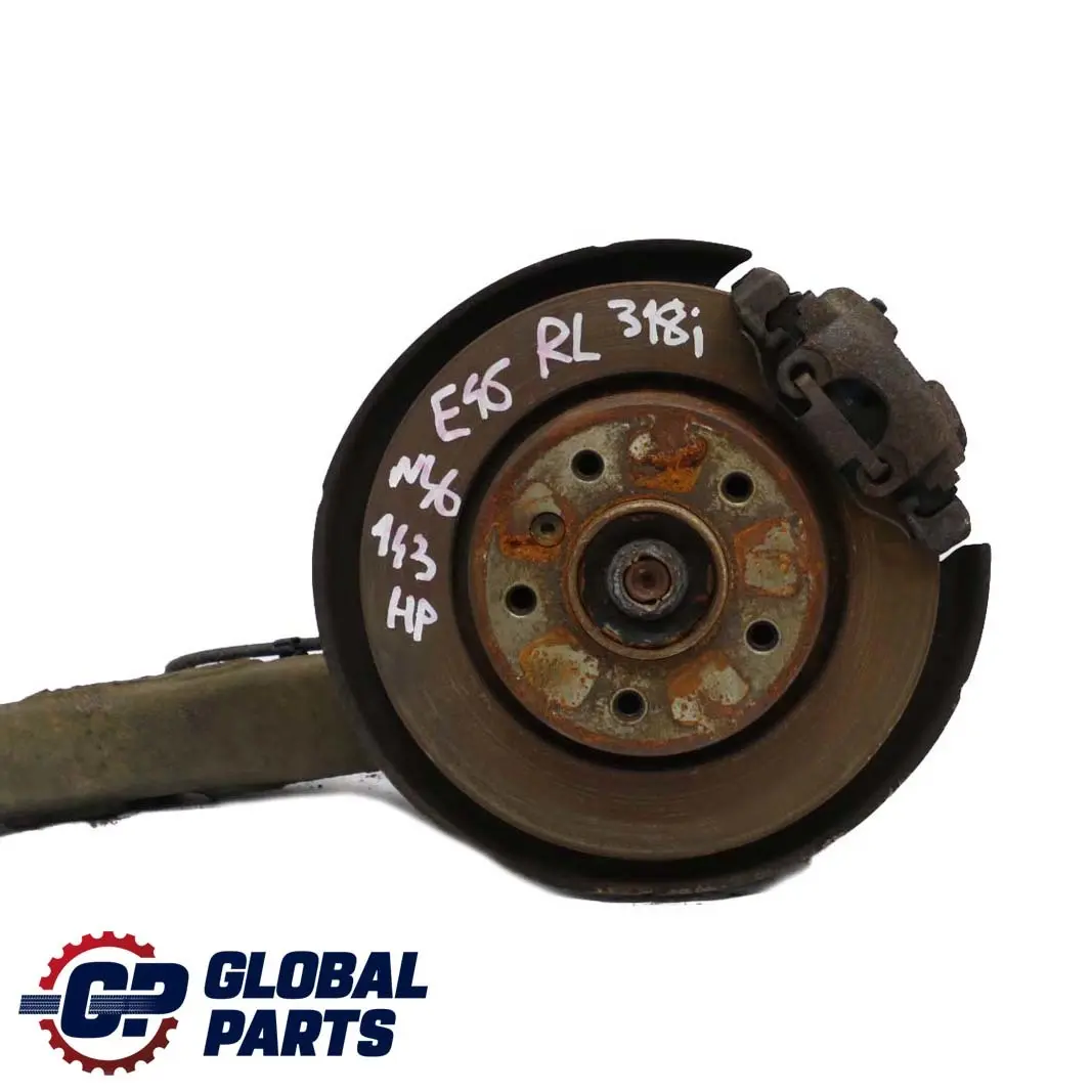 BMW 3 E46 318i N46 Rear Left N/S Suspension Leg Brake Disc Wheel Hub Axle - SKU 6774777-4 - Part number 6774777