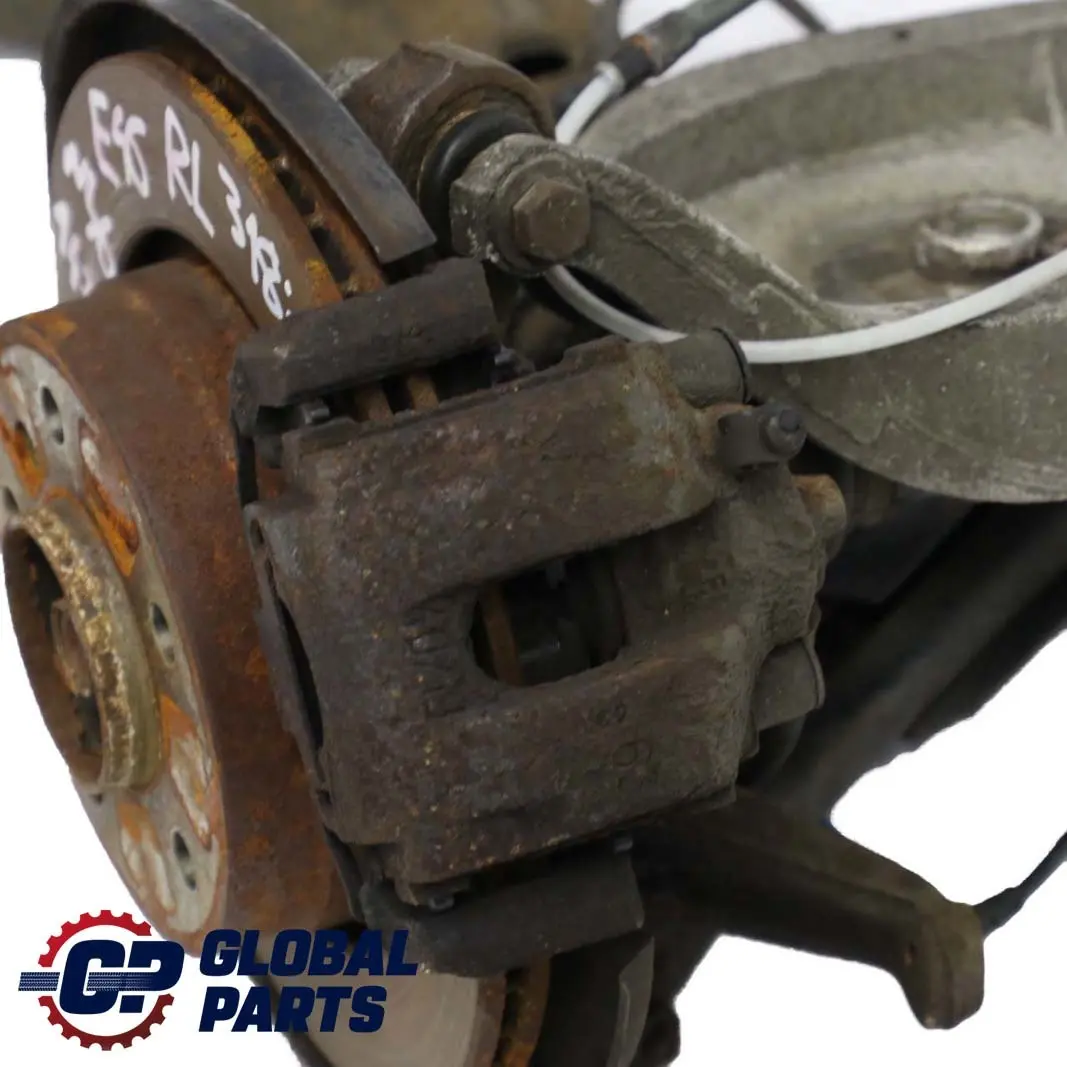 BMW E46 318i N46 Trasera Izquierda Suspension Pierna Disco Freno Rueda Cubo Eje - SKU 6774777-4 - Número de pieza 6774777