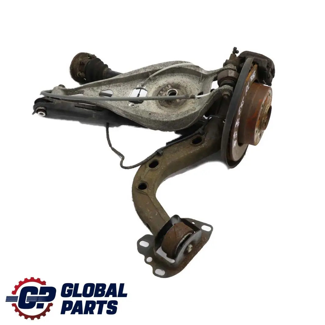 N46 Trasera Izquierda Suspension Pierna Disco Freno Rueda Cubo Eje para BMW E46 318i con número de pieza 6774777 BMW E46 318i N46 Trasera Izquierda Suspension Pierna Disco Freno Rueda Cubo Eje - SKU 6774777-4 - Número de pieza 6774777