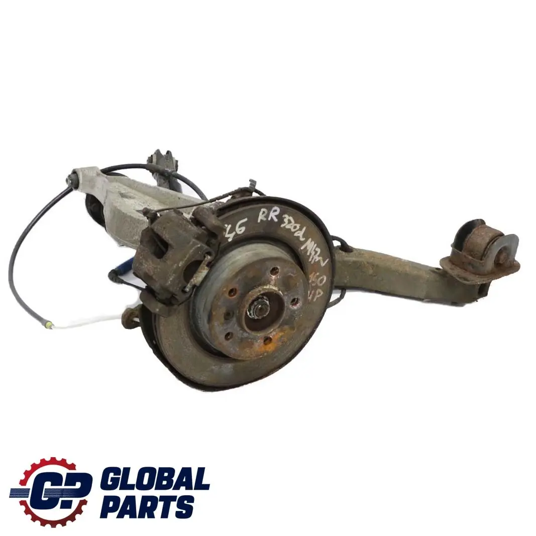 BMW E46 320d M47N trasera derecha Suspension Pierna Disco De Freno Rueda Eje Hub - SKU 6774778-4 - Número de pieza 6774778