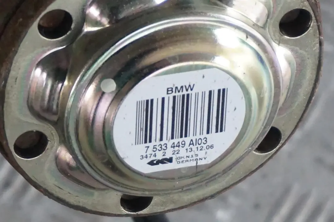 BMW 3 E91 Touring 320d M47N2 Rear Left N/S Axle Leg Suspension Brake Disc Hub - SKU 6774807-13 - Part number 6774807