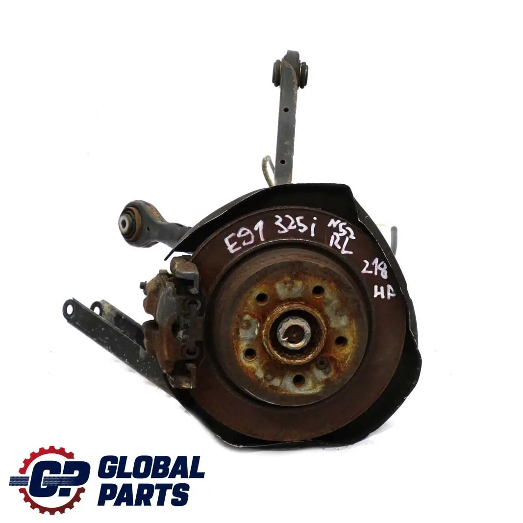 N52 Rear Left N/S Suspension Leg Axle Brake Hub to BMW 3 E91 Touring 325i with Part number 6774807 BMW 3 E91 Touring 325i N52 Rear Left N/S Suspension Leg Axle Brake Hub - SKU 6774807-16 - Part number 6774807