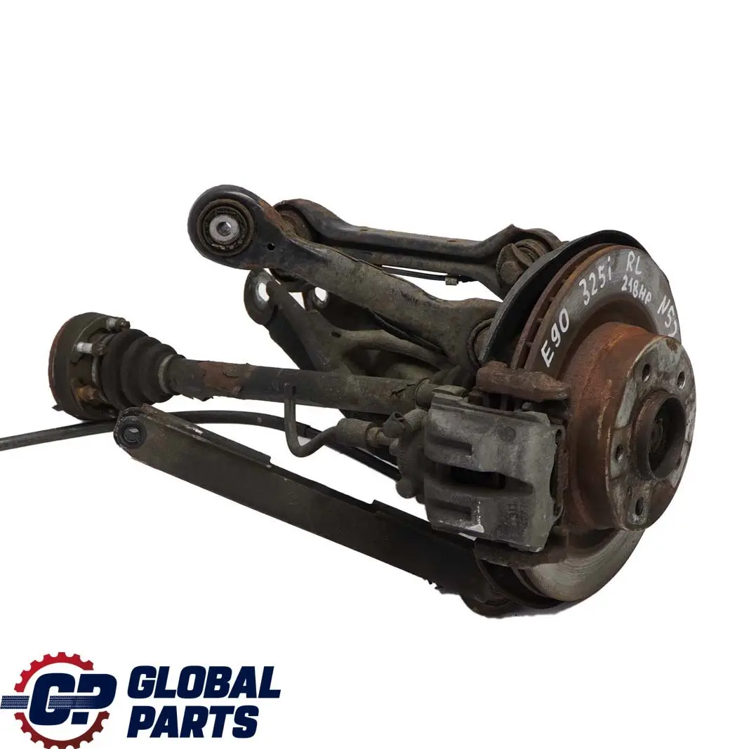 BMW 3 E90 325i N52 Rear Left N/S Suspension Leg Axle Brake Hub - SKU 6774807-17 - Part number 6774807