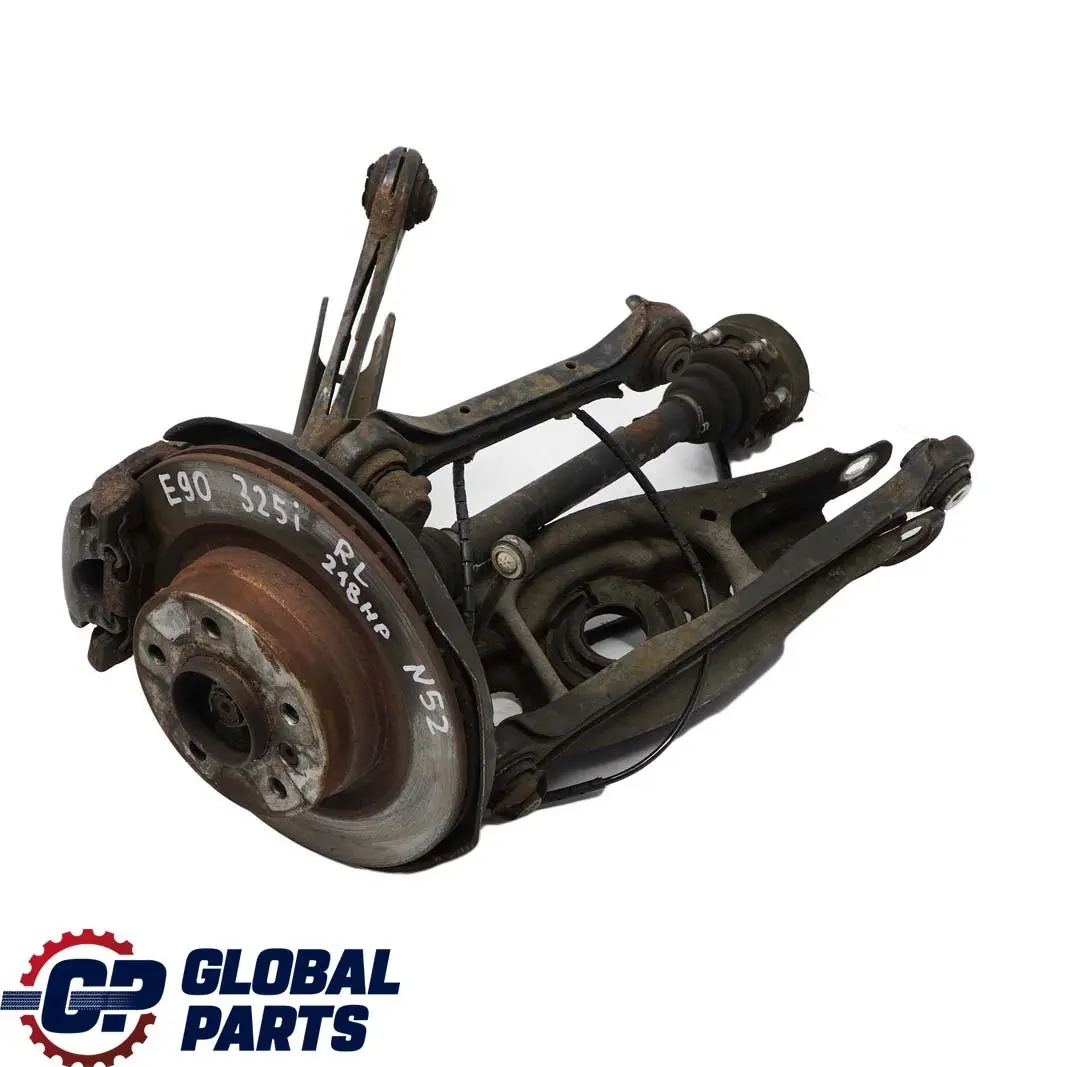 BMW 3 E90 325i N52 Rear Left N/S Suspension Leg Axle Brake Hub - SKU 6774807-17 - Part number 6774807