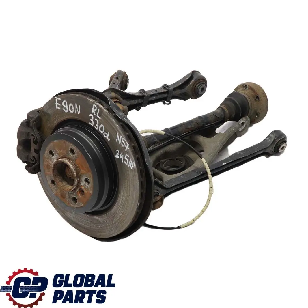 N57 M57N2 Sospensione Asse Posteriore Sinistro Gamba Freno Mozzo per BMW E90 330d con numero di parte 6774807 BMW E90 330d N57 M57N2 Sospensione Asse Posteriore Sinistro Gamba Freno Mozzo - SKU 6774807-18 - Numero di parte 6774807