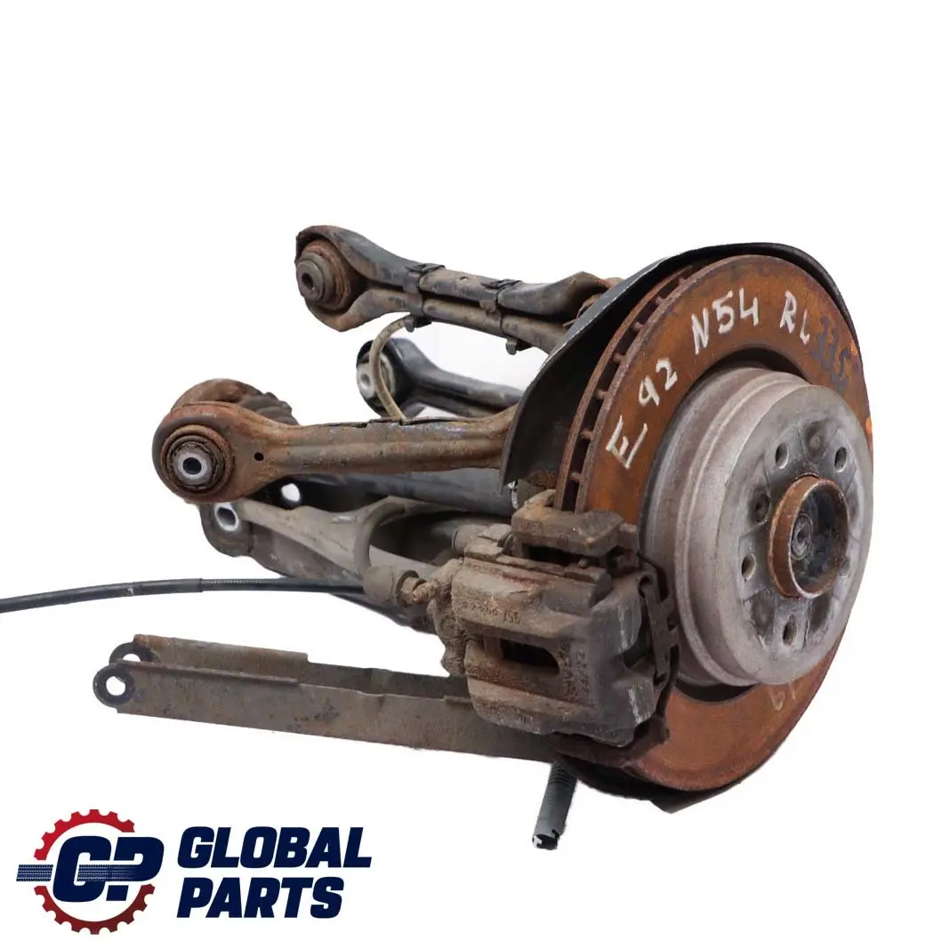 N54 Rear Left N/S Suspension Leg Axle Brake Hub to BMW 3 E92 Coupe 335i with Part number 6774807 BMW 3 E92 Coupe 335i N54 Rear Left N/S Suspension Leg Axle Brake Hub - SKU 6774807-19 - Part number 6774807