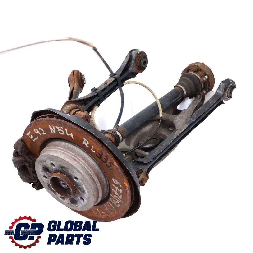 N54 Rear Left N/S Suspension Leg Axle Brake Hub to BMW 3 E92 Coupe 335i with Part number 6774807 BMW 3 E92 Coupe 335i N54 Rear Left N/S Suspension Leg Axle Brake Hub - SKU 6774807-19 - Part number 6774807